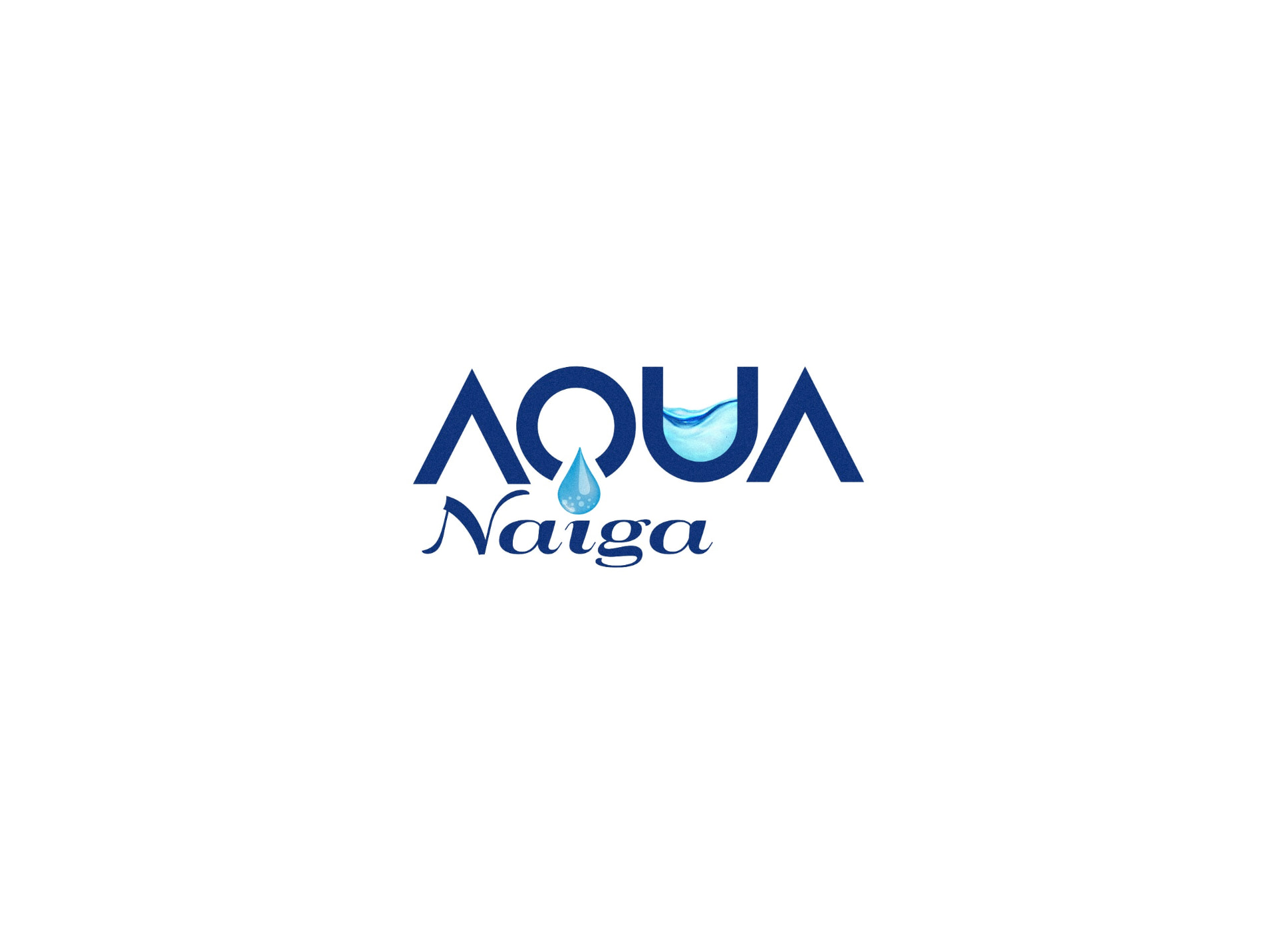 Aqua Naiga logo design