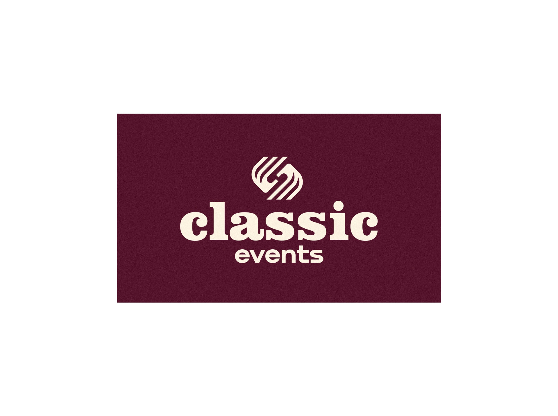 Classic Events logo design