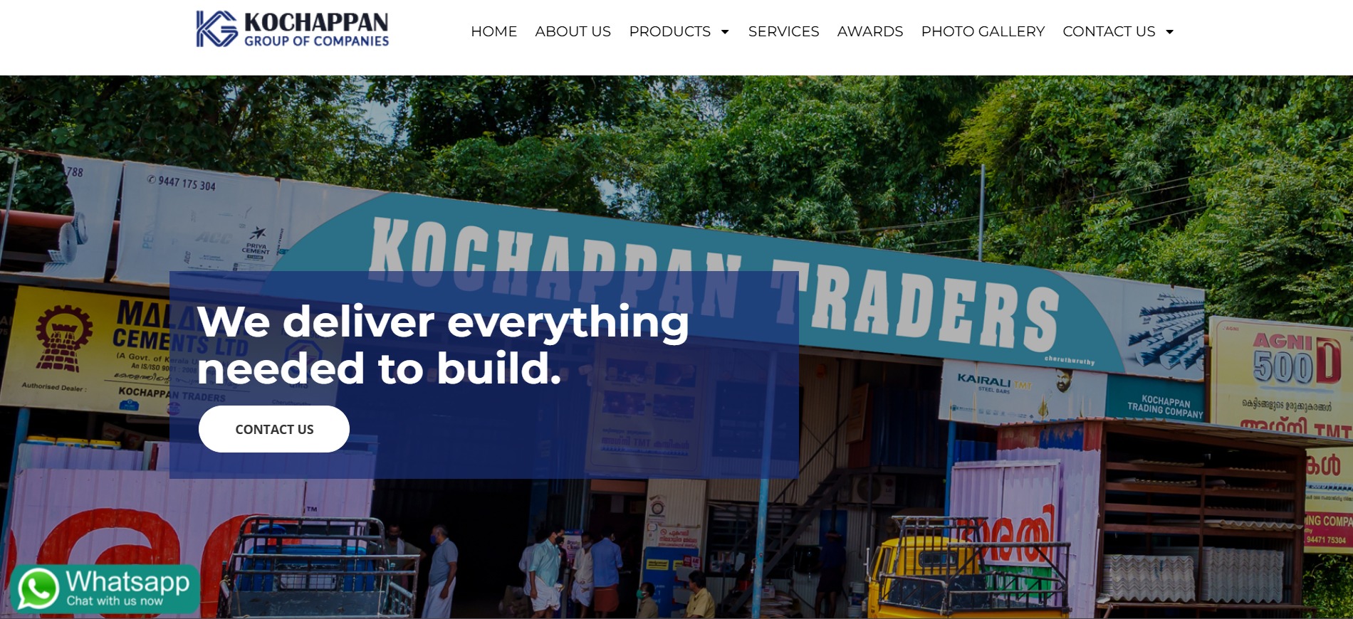 Kochi App website design