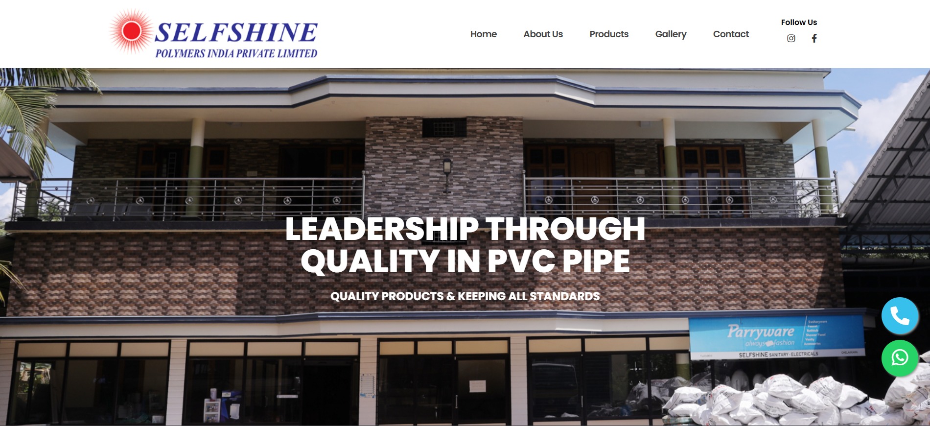 Selfshine Group website design